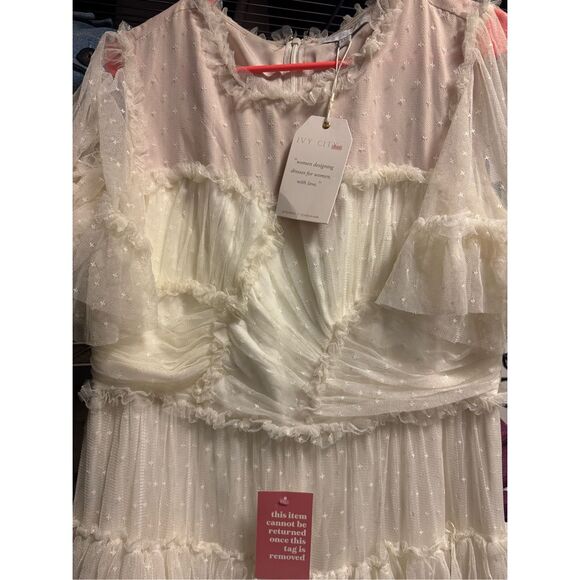 Ivy city co whimsical dress size XXL maxi tulle bridal - NWT - Picture 4 of 8